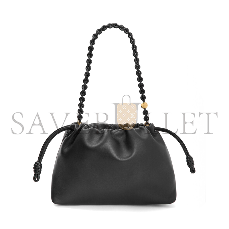 L0ew* medium flamenco purse in mellow nappa lambskin a411fcrx84 (30*20*10.5cm)